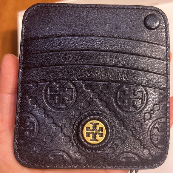 Tory Burch monogram wallet or card case - Picture 2 of 5